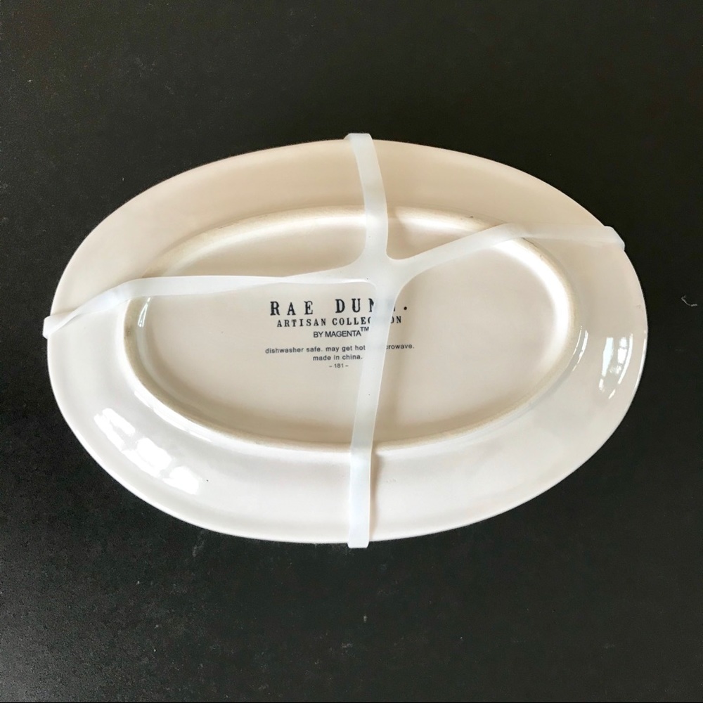 🍁 SOLD 🍁 NWT RAE DUNN LET’S EAT OVAL PLATE SET - Picture 4 of 4